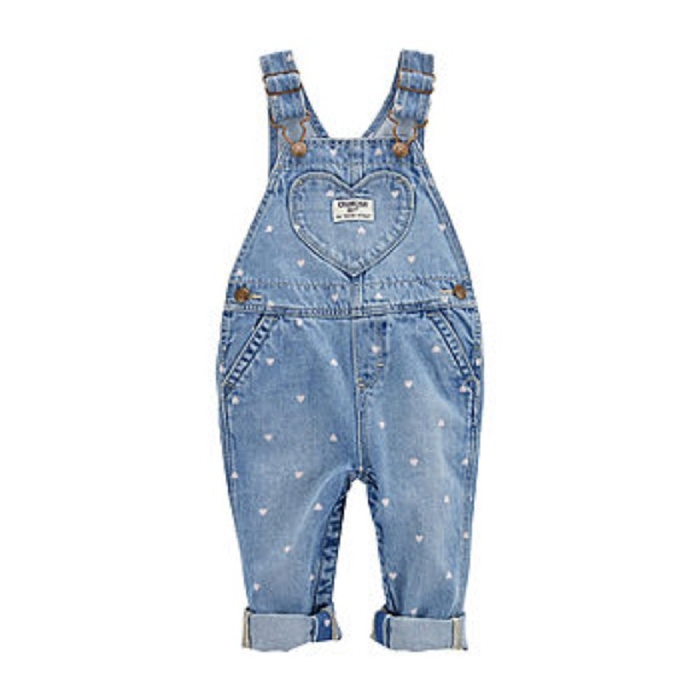 OshKosh B'gosh Blue Heart Overalls